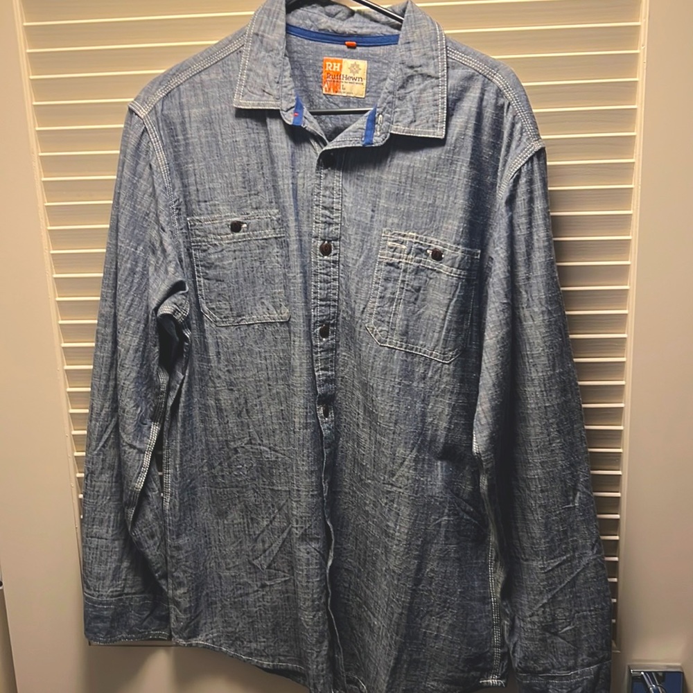 Men’s Light Denim Blue Dress Shirt